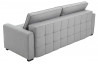 Canapé convertible en tissu 3 places House & Garden gris ICARE