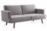 Canapé convertible en tissu 3 places House & Garden gris DAN