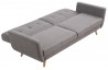 Canapé convertible en tissu 3 places House & Garden gris HANTZ