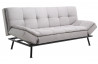 Canapé convertible en tissu 3 places House & Garden gris PLYMOUTH