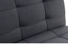 Canapé convertible WATFORD gris anthracite