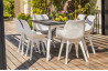 Ensemble table et chaises de jardin en aluminium 6 personnes DCB Garden SCANDI