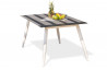 Ensemble table et chaises de jardin en aluminium 6 personnes DCB Garden SCANDI