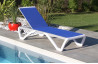 Bain de soleil design empilable en PVC Riga DCB Garden