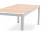 Ensemble table et chaises de jardin en aluminium 6 personnes DCB Garden blanc HELSINKI