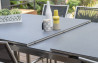 Ensemble table et chaises de jardin pour 8 personnes en inox & spraystone PALERMO Paris Garden