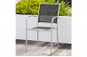 Ensemble table et chaises de jardin pour 8 personnes en inox & spraystone PALERMO Paris Garden