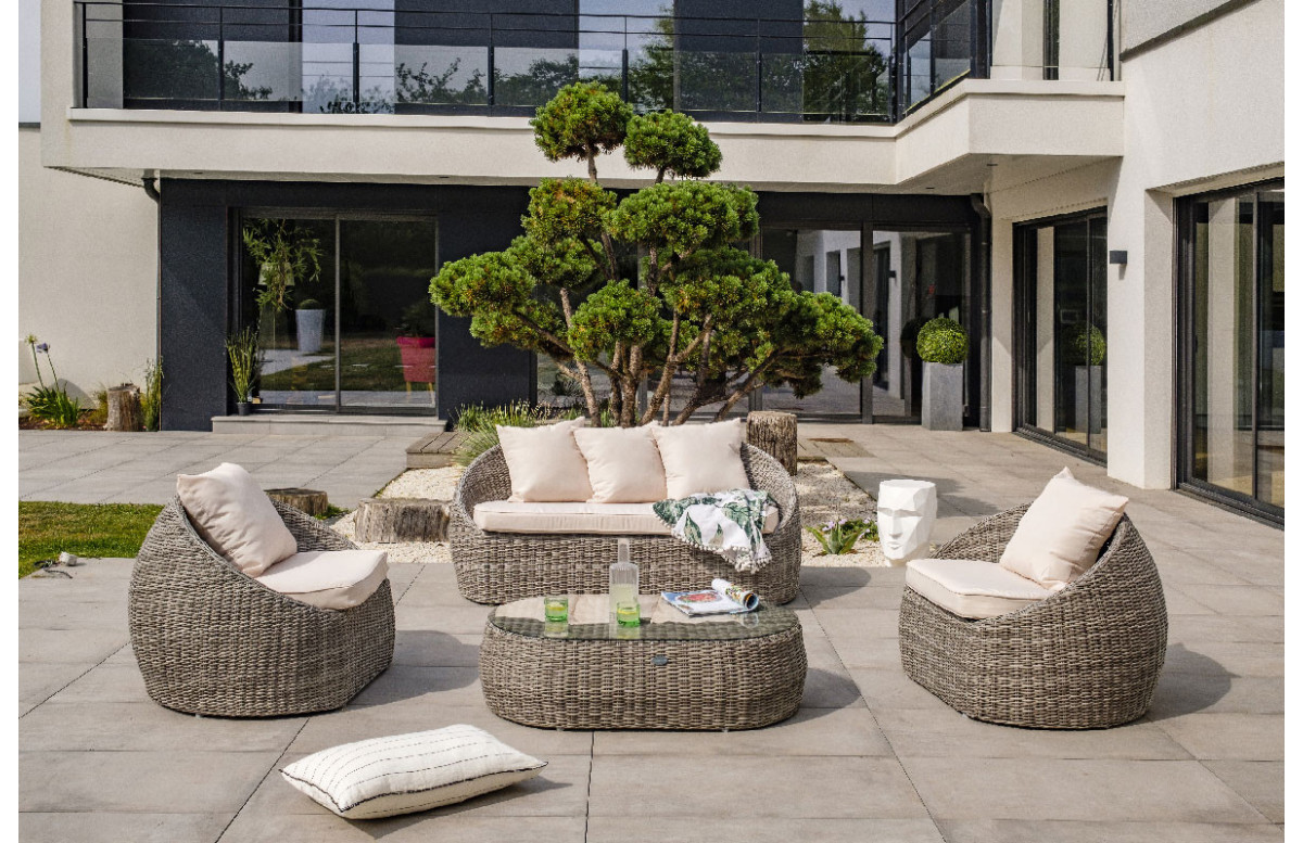 Salon de jardin pas cher - Mobilier Canape Deco