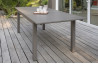 Ensemble table et chaises de jardin en aluminium DCB Garden 12 personnes sable