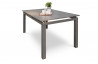 Ensemble table et chaises de jardin en aluminium DCB Garden 12 personnes sable