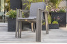 Ensemble table et chaises de jardin en aluminium DCB Garden 12 personnes sable