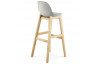 Tabouret de bar gris en plastique - Elody