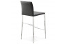 Tabouret de bar design noir en simili cuir - Dolby