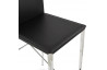 Tabouret de bar design noir en simili cuir - Dolby