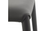 Tabouret de bar gris en simili cuir - Bovary