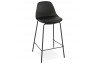 Tabouret de bar noir piétement fin - Escal Mini