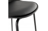 Tabouret de bar noir piétement fin - Escal Mini