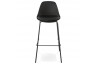 Tabouret de bar noir style industriel - Escal