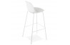 Tabouret de bar blanc style industriel - Escal