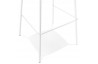 Tabouret de bar blanc style industriel - Escal