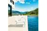 Fauteuil empilable de couleur blanche - Soleado