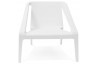 Fauteuil empilable de couleur blanche - Soleado