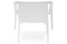 Fauteuil empilable de couleur blanche - Soleado