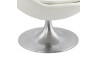 Fauteuil modulable habillé en simili cuir blanc - Raoul