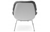 Fauteuil lounge design en tissu gris clair - Sella