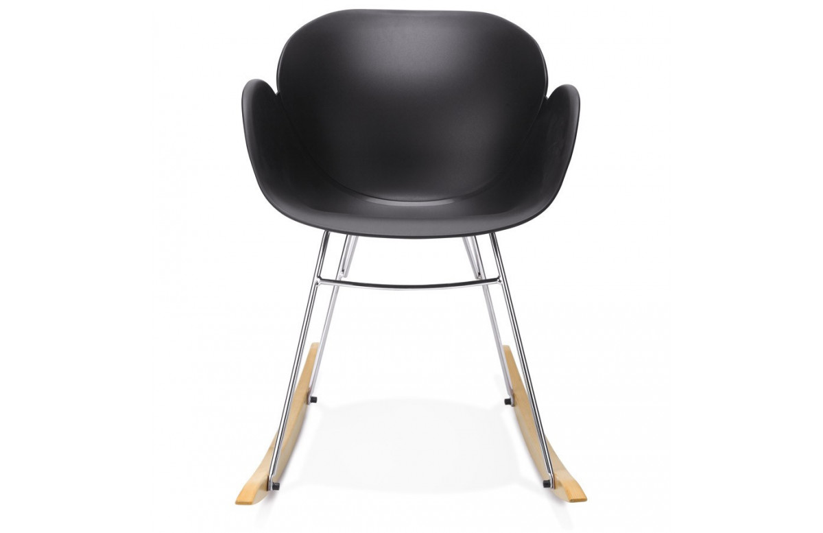 Fauteuil à bascule noir - Knebel