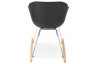 Fauteuil à bascule noir - Knebel