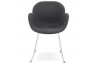 Chaise noire design moderne - Texina
