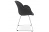 Chaise noire design moderne - Texina