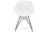 Chaise blanche pieds style Eiffel - Umela