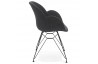 Fauteuil chic noir - Equium