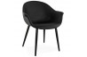 Fauteuil noir de haute qualité en simili cuir - Melrose