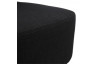 Fauteuil enveloppant de couleur noire - Missy