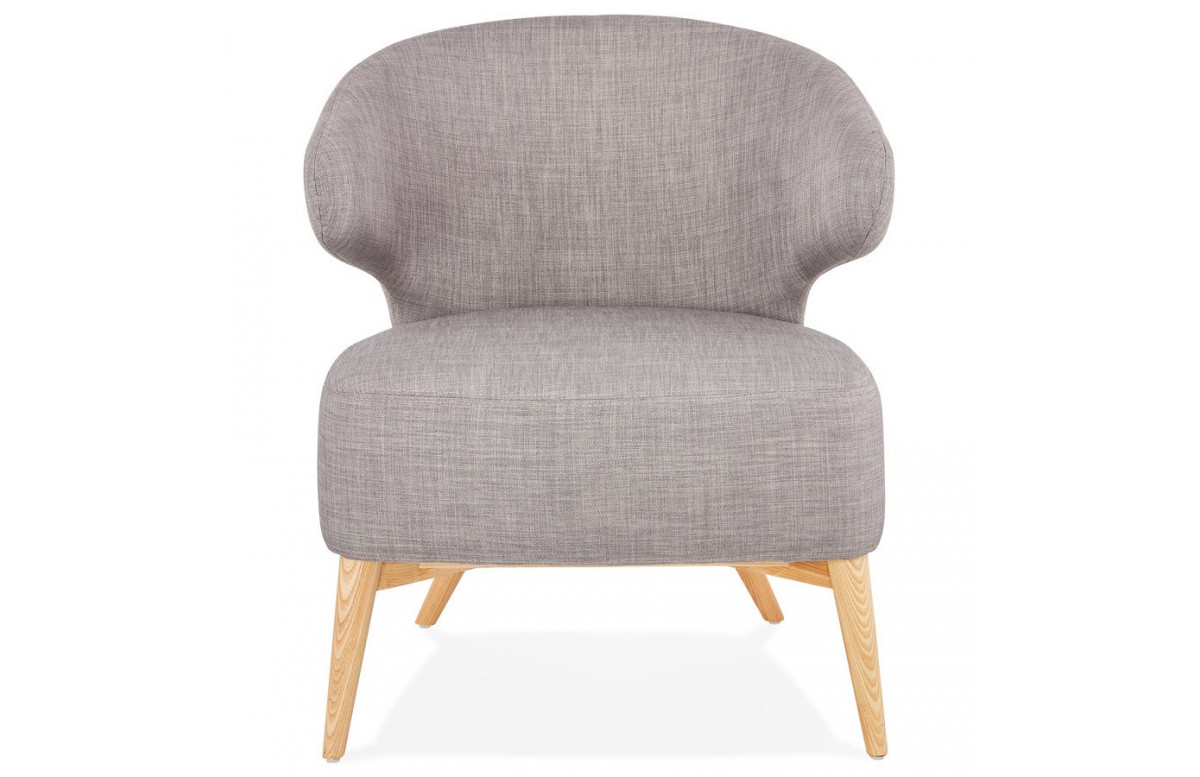 Fauteuil gris enveloppant très esthétique - MIssy