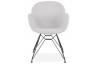 Fauteuil en tissu gris rembourré - Equium