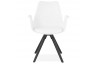 Chaise blanche design moderne - Skanor