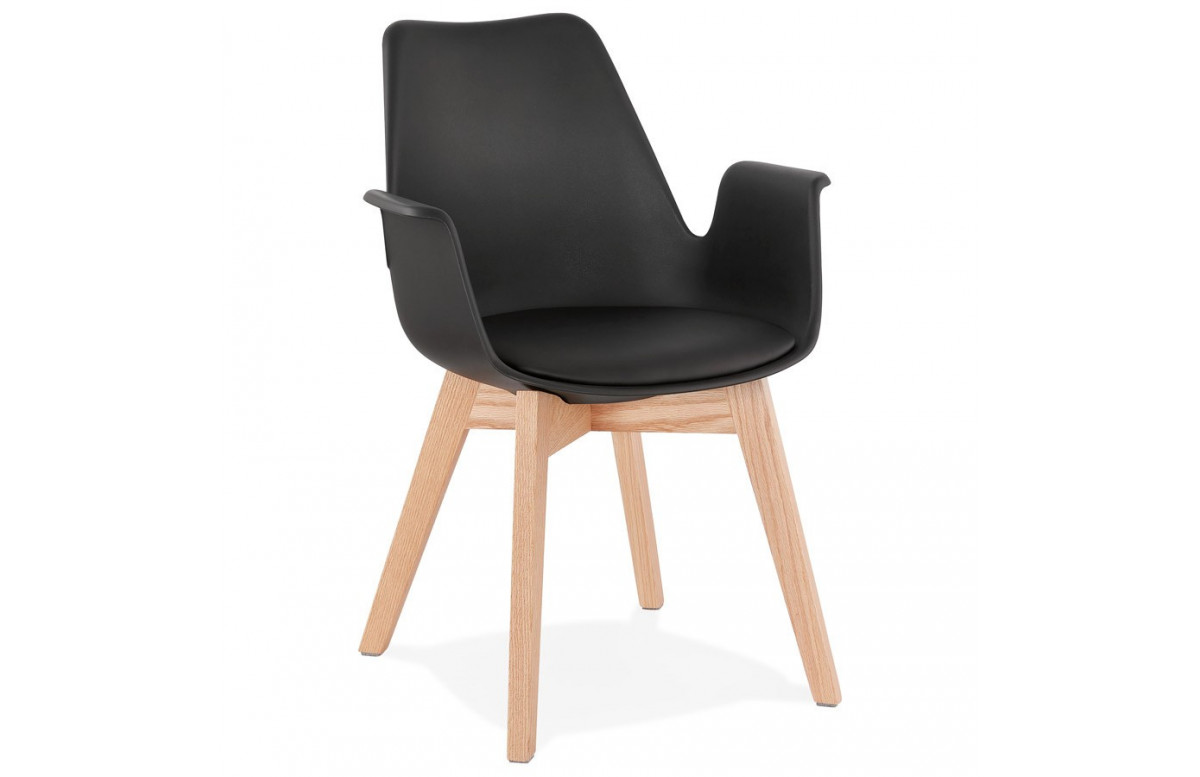 Fauteuil noir confortable et design - Alcapone