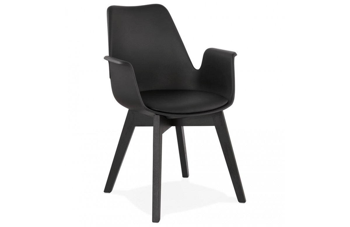 Fauteuil noir sophistiqué - Alcapone