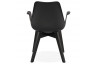 Fauteuil noir sophistiqué - Alcapone