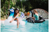 Bouée gonflable piscine géante - Jumbo Bag Paon - Jewel
