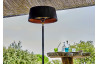 Parasol chauffant extérieur électrique Sirmione noir XL Favex