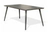 Ensemble table et chaises de jardin en aluminium 6 personnes City garden anthracite MADELIA