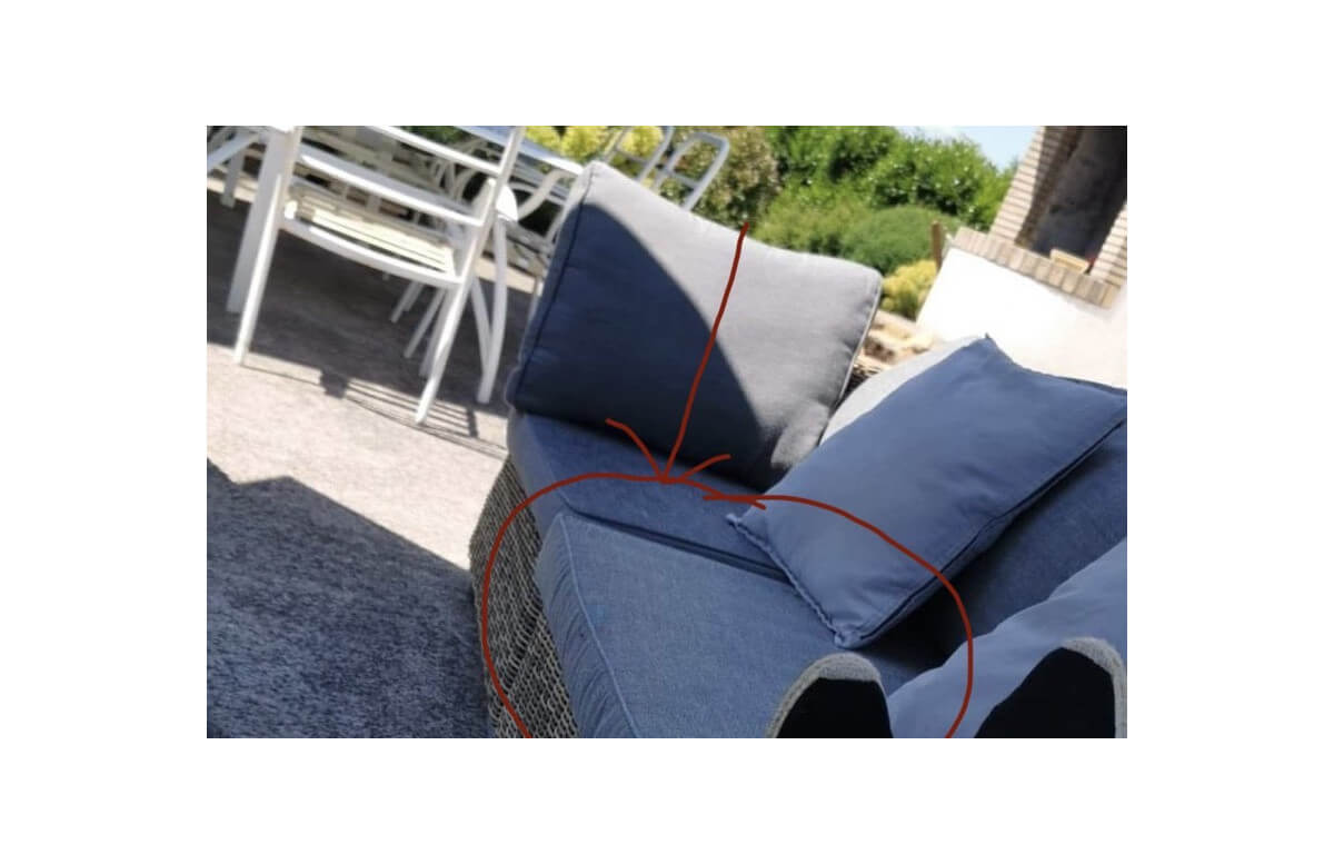 Coussin d'assise pour Montmarte S2 Coussin d'assise pour Montmarte S2