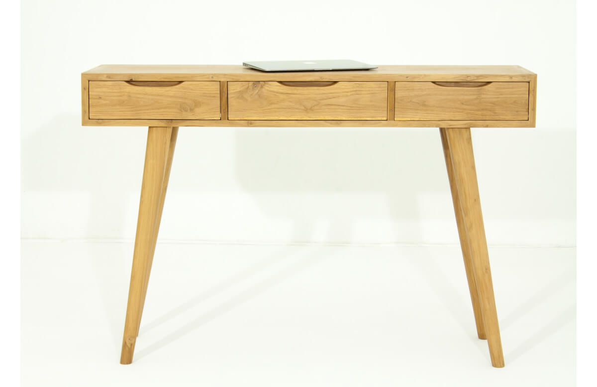Console teck naturel DELORM