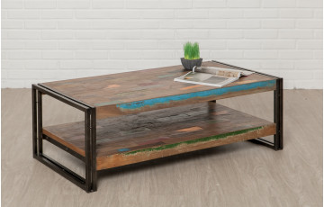Table basse en bois recyclé DELORM