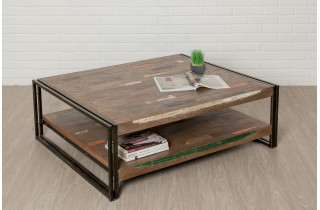 Table basse en bois recyclé DELORM